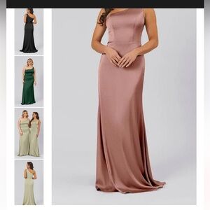 Kennedy Blue Dylan Bridesmaid Dress Wine